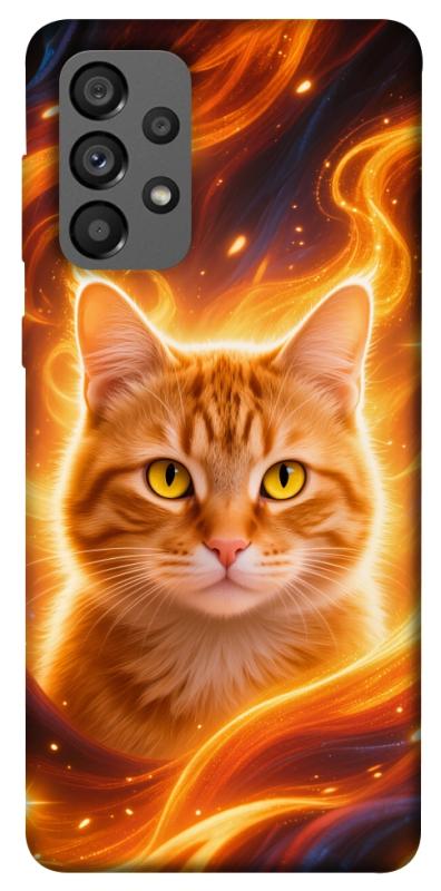 Чехол itsPrint Fire cat для Samsung Galaxy A73 5G, котики, купить оптом с доставкой