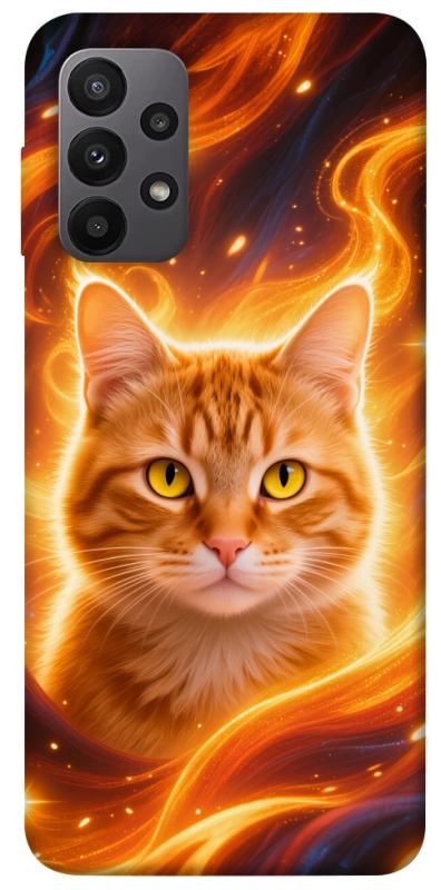 Чохол itsPrint Fire cat для Samsung Galaxy A23 4G, котики, купити оптом з доставкою