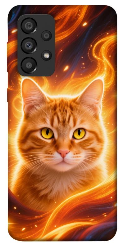 Чехол itsPrint Fire cat для Samsung Galaxy A33 5G, котики, купить оптом с доставкой