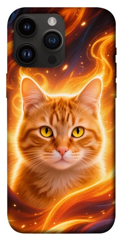 Чехол itsPrint Fire cat для Apple iPhone 14 Pro Max (6.7"), котики, купить оптом с доставкой