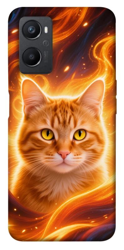 Чохол itsPrint Fire cat для Oppo A96, котики, купити оптом з доставкою