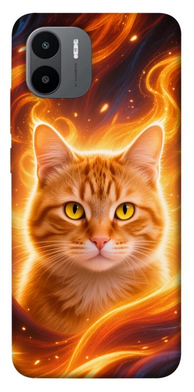 Чехол itsPrint Fire cat для Xiaomi Redmi A1 / A2, животные, купить оптом с доставкой