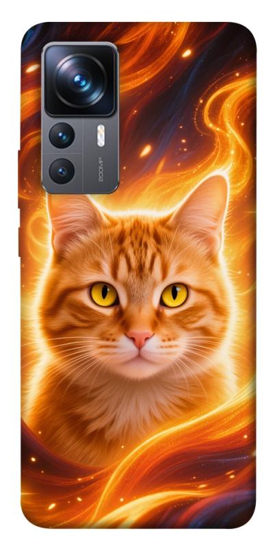 Чехол itsPrint Fire cat для Xiaomi 12T / 12T Pro, животные, купить оптом с доставкой
