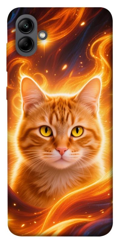 Чохол itsPrint Fire cat для Samsung Galaxy A04, тварини, купити оптом з доставкою