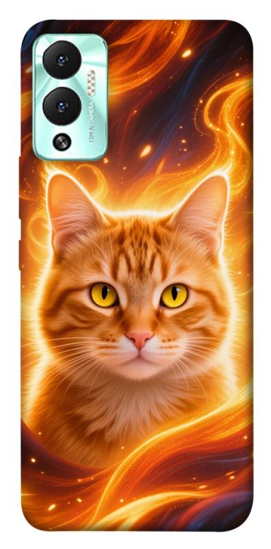 Чехол itsPrint Fire cat для Infinix Hot 12 Play, котики, купить оптом с доставкой