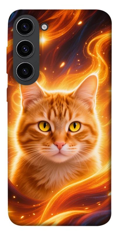Чехол itsPrint Fire cat для Samsung Galaxy S23, котики, купить оптом с доставкой