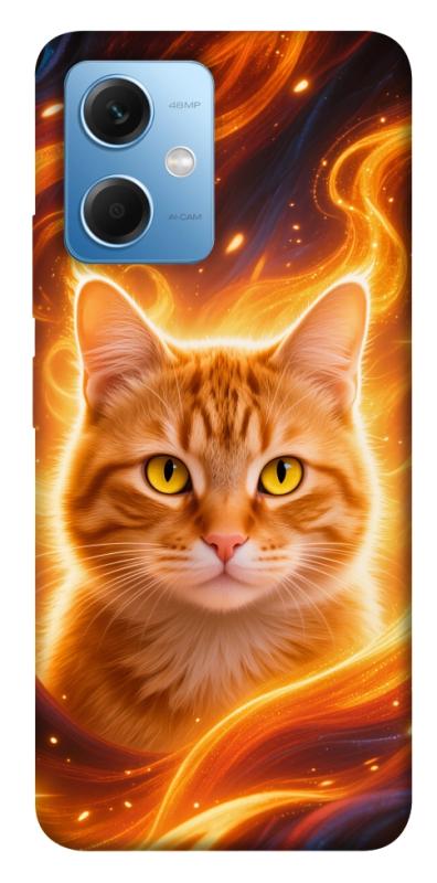 Чехол itsPrint Fire cat для Xiaomi Redmi Note 12 5G, котики, купить оптом с доставкой