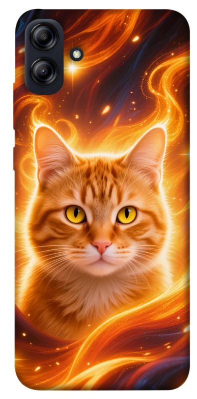 Чехол itsPrint Fire cat для Samsung Galaxy A04e, животные, купить оптом с доставкой