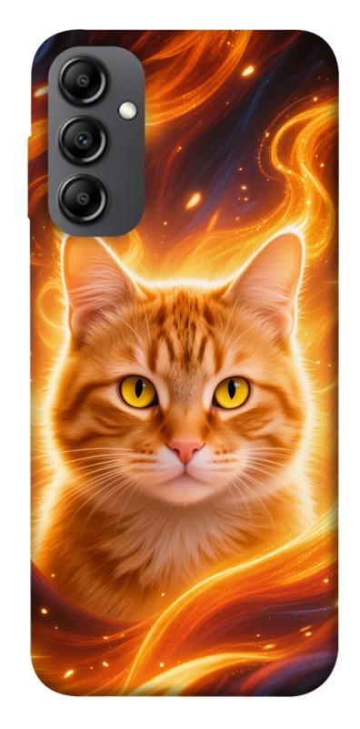 Чехол itsPrint Fire cat для Samsung Galaxy A14 4G/5G, животные, купить оптом с доставкой