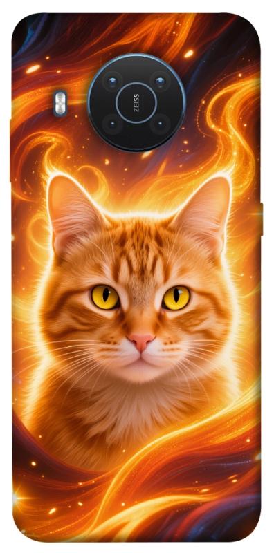 Чехол itsPrint Fire cat для Nokia X10 / X20, котики, купить оптом с доставкой