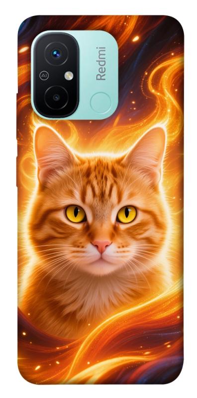 Чехол itsPrint Fire cat для Xiaomi Redmi 12C, котики, купить оптом с доставкой