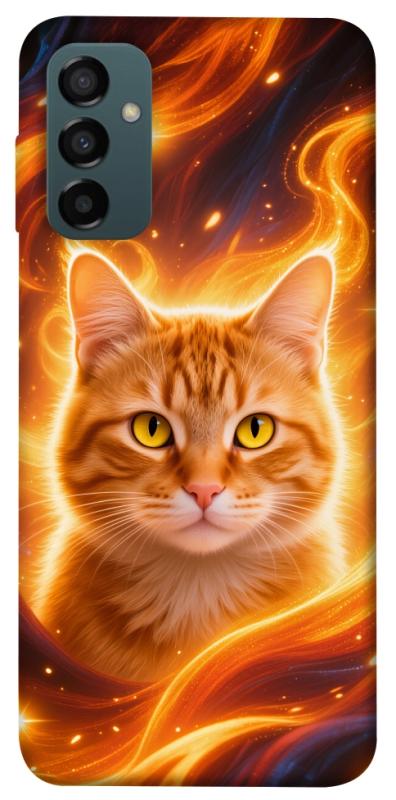 Чехол itsPrint Fire cat для Samsung Galaxy M14 5G, котики, купить оптом с доставкой