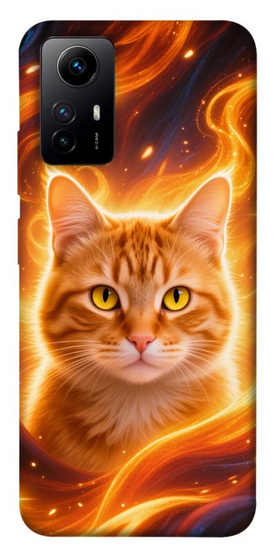 Чехол itsPrint Fire cat для Xiaomi Redmi Note 12S, животные, купить оптом с доставкой
