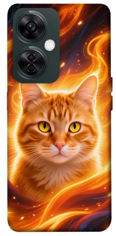 Чехол itsPrint Fire cat для OnePlus Nord CE 3 Lite, котики, купить оптом с доставкой