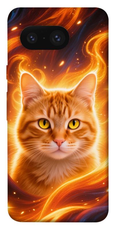 Чехол itsPrint Fire cat для Google Pixel 8, животные, купить оптом с доставкой