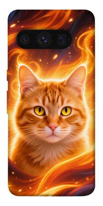 Чехол itsPrint Fire cat для Google Pixel 8 Pro, котики, купить оптом с доставкой