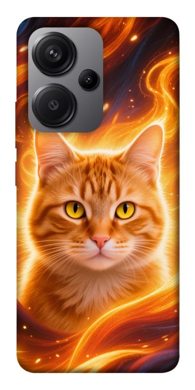 Чехол itsPrint Fire cat для Xiaomi Redmi Note 13 Pro+, котики, купить оптом с доставкой