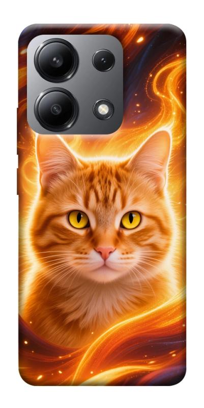 Чехол itsPrint Fire cat для Xiaomi Redmi Note 13 4G, котики, купить оптом с доставкой