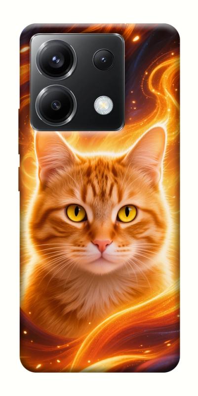Чохол itsPrint Fire cat для Xiaomi Poco X6, котики, купити оптом з доставкою
