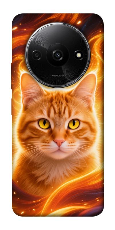 Чехол itsPrint Fire cat для Xiaomi Redmi A3, котики, купить оптом с доставкой
