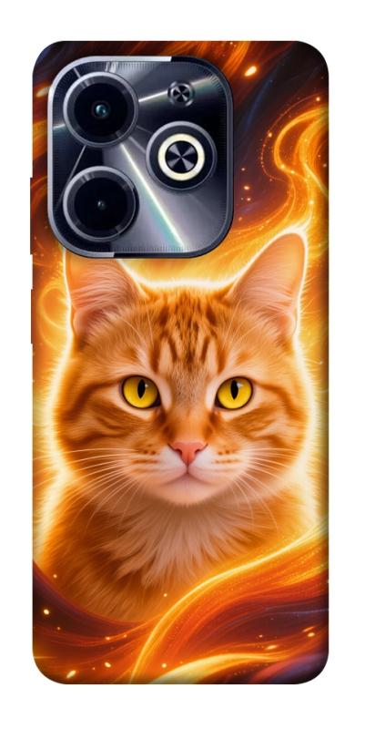 Чехол itsPrint Fire cat для Infinix Hot 40i, котики, купить оптом с доставкой