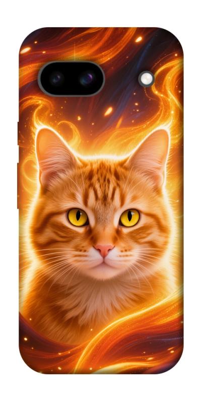 Чохол itsPrint Fire cat для Google Pixel 8a, тварини, купити оптом з доставкою