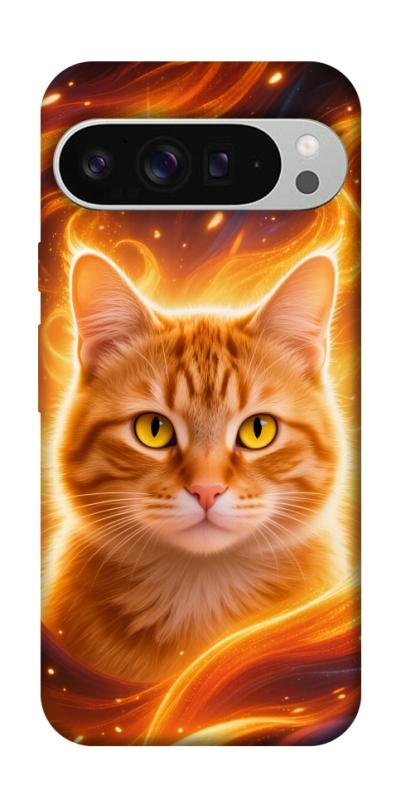 Чехол itsPrint Fire cat для Google Pixel 9 Pro XL, котики, купить оптом с доставкой
