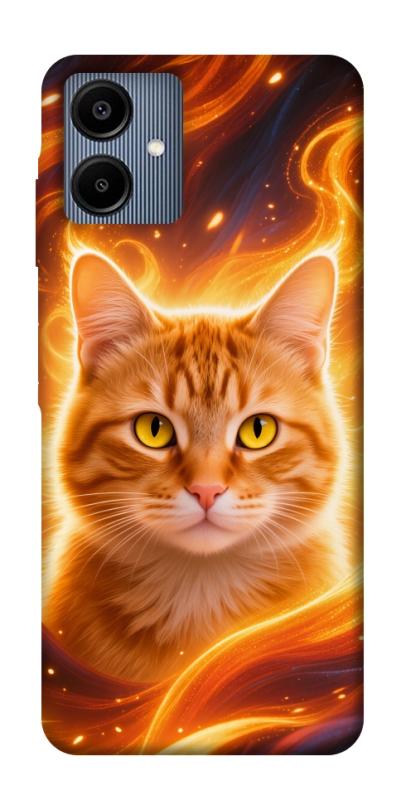 Чехол itsPrint Fire cat для Samsung Galaxy A06, животные, купить оптом с доставкой