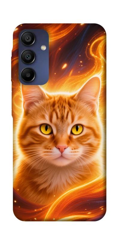 Чехол itsPrint Fire cat для Samsung Galaxy A16 5G, животные, купить оптом с доставкой