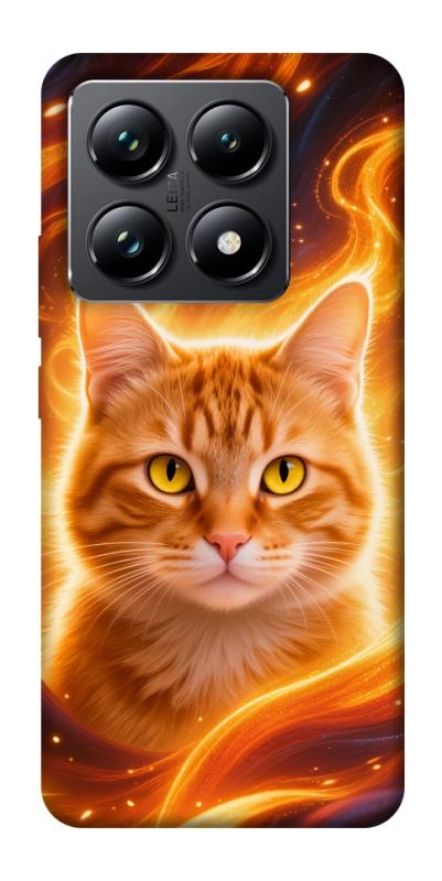 Чехол itsPrint Fire cat для Xiaomi 14T Pro, животные, купить оптом с доставкой