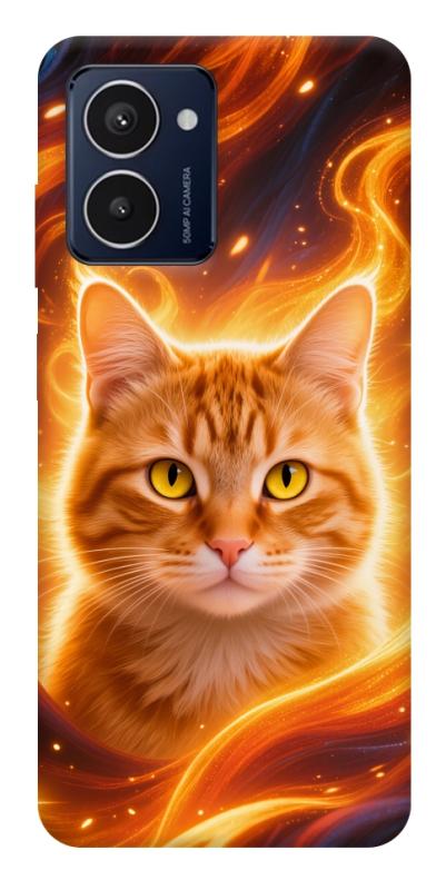 Чехол itsPrint Fire cat для HMD Pulse Pro, котики, купить оптом с доставкой
