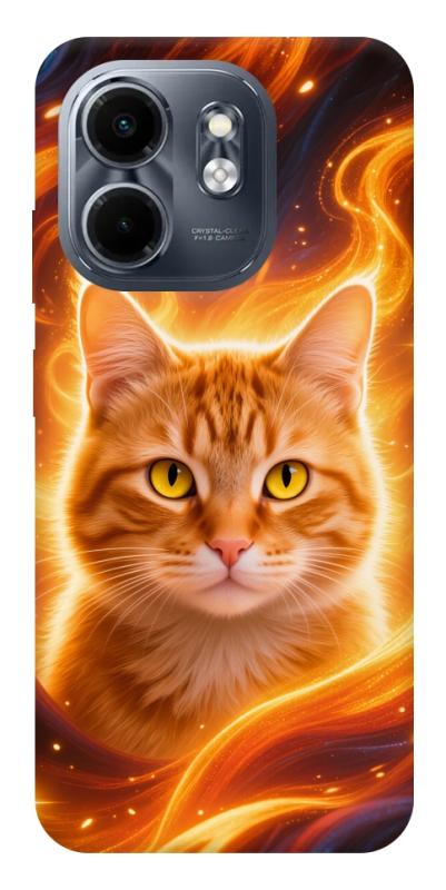 Чехол itsPrint Fire cat для Infinix Smart 9 4G / Hot 50i, котики, купить оптом с доставкой