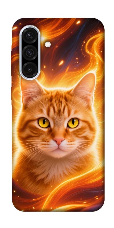 Чехол itsPrint Fire cat для Samsung Galaxy A36 5G, животные, купить оптом с доставкой