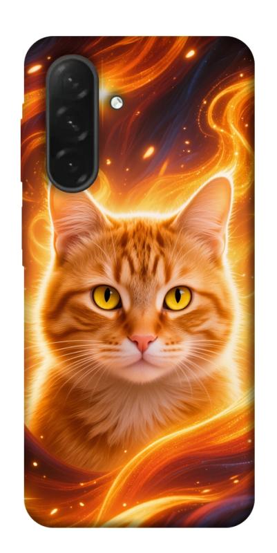 Чехол itsPrint Fire cat для Samsung Galaxy A26 5G, животные, купить оптом с доставкой