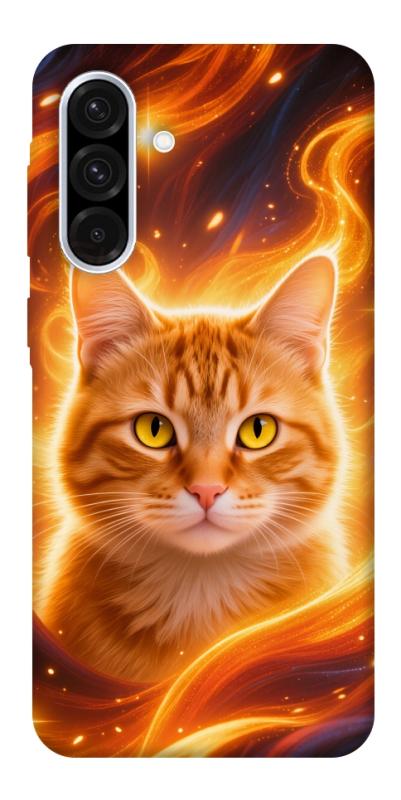 Чехол itsPrint Fire cat для Samsung Galaxy A56 5G, животные, купить оптом с доставкой
