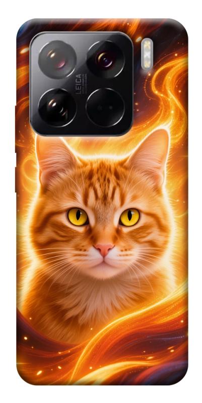 Чехол itsPrint Fire cat для Xiaomi 15 Pro, животные, купить оптом с доставкой