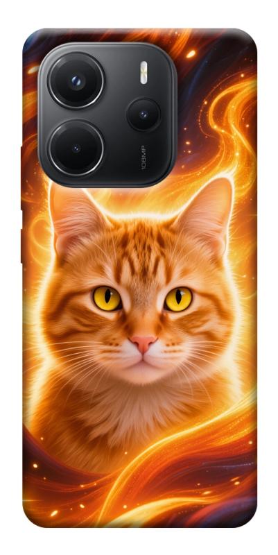Чехол itsPrint Fire cat для Xiaomi Redmi Note 14 4G (Int. version), котики, купить оптом с доставкой