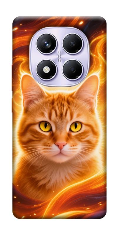 Чехол itsPrint Fire cat для Xiaomi Redmi Note 14 Pro 4G, животные, купить оптом с доставкой