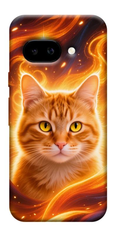 Чехол itsPrint Fire cat для Google Pixel 9a, животные, купить оптом с доставкой