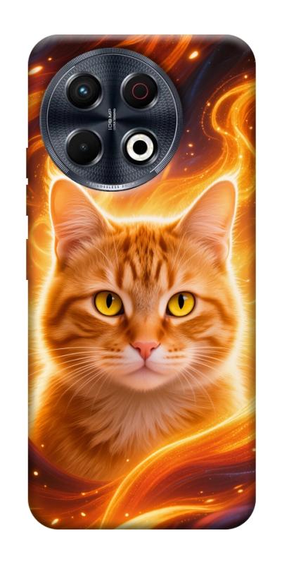 Чехол itsPrint Fire cat для TECNO Spark 30 Pro (KL7), котики, купить оптом с доставкой