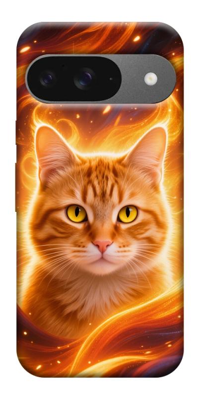 Чохол itsPrint Fire cat для Google Pixel 10, котики, купити оптом з доставкою