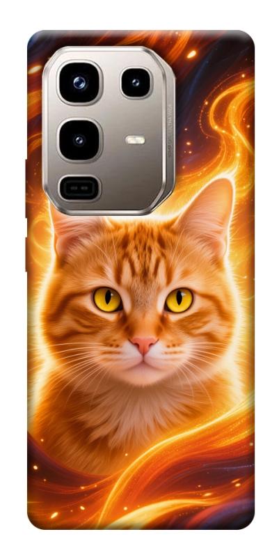 Чехол itsPrint Fire cat для Infinix Note 50 Pro 4G, животные, купить оптом с доставкой
