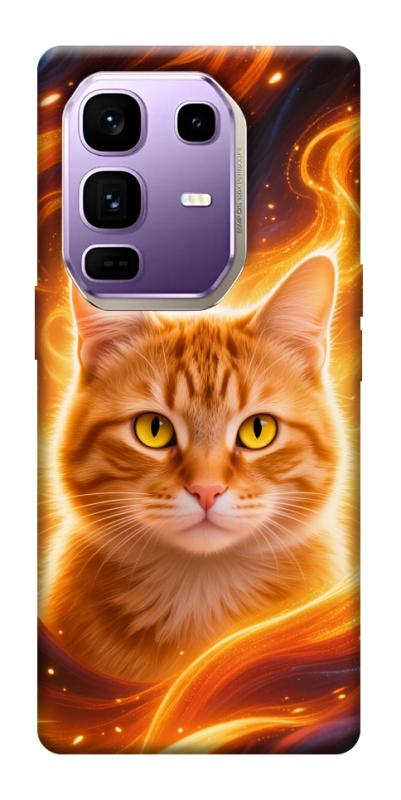 Чехол itsPrint Fire cat для Infinix Note 50 Pro+, животные, купить оптом с доставкой