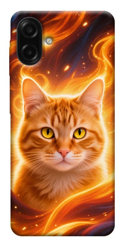 Чехол itsPrint Fire cat для Samsung Galaxy A07, животные, купить оптом с доставкой