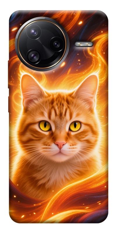 Чехол itsPrint Fire cat для Xiaomi Poco F7, котики, купить оптом с доставкой