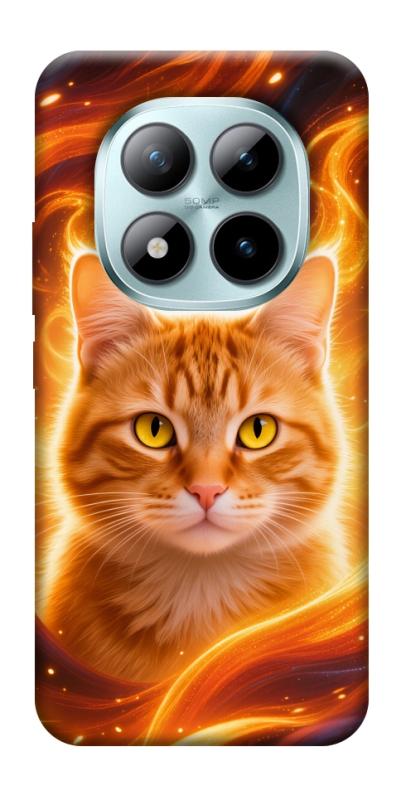 Чехол itsPrint Fire cat для Xiaomi Redmi Note 15 Pro 5G, животные, купить оптом с доставкой
