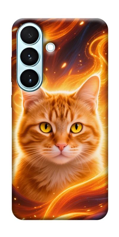 Чохол itsPrint Fire cat для Samsung Galaxy S26, тварини, купити оптом з доставкою