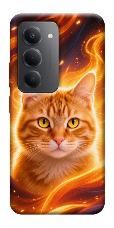Чехол itsPrint Fire cat для Xiaomi Redmi 15 4G (Global) / 5G, котики, купить оптом с доставкой