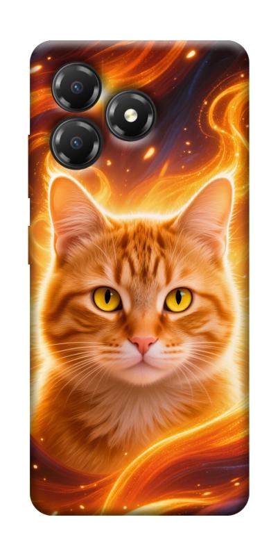 Чохол itsPrint Fire cat для ZTE Blade A36, тварини, купити оптом з доставкою
