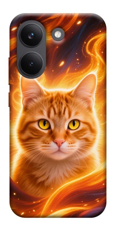 Чохол itsPrint Fire cat для Xiaomi Poco X8 Pro, тварини, купити оптом з доставкою
